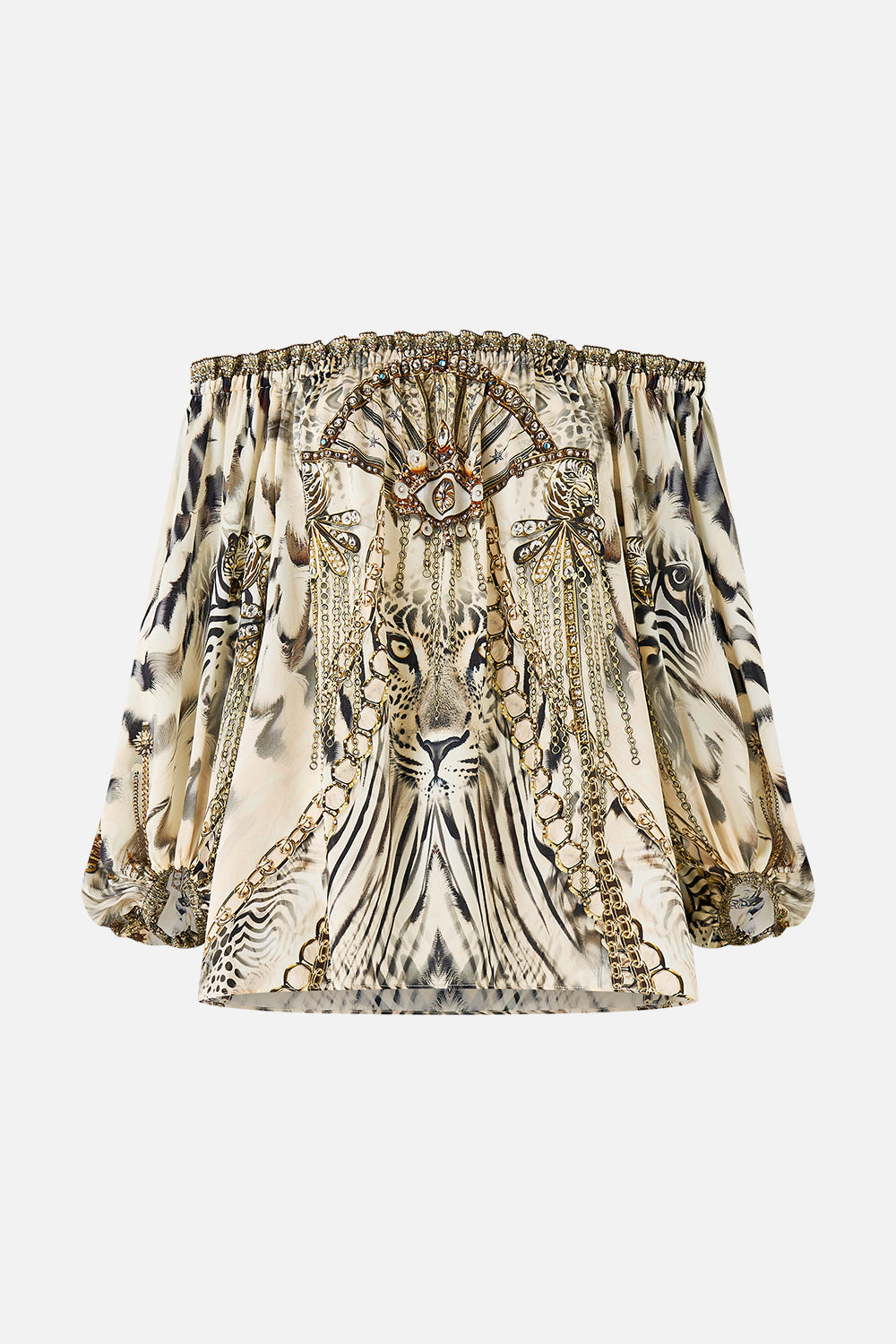 FRILL OFF SHOULDER TOP LADY LIONHEART