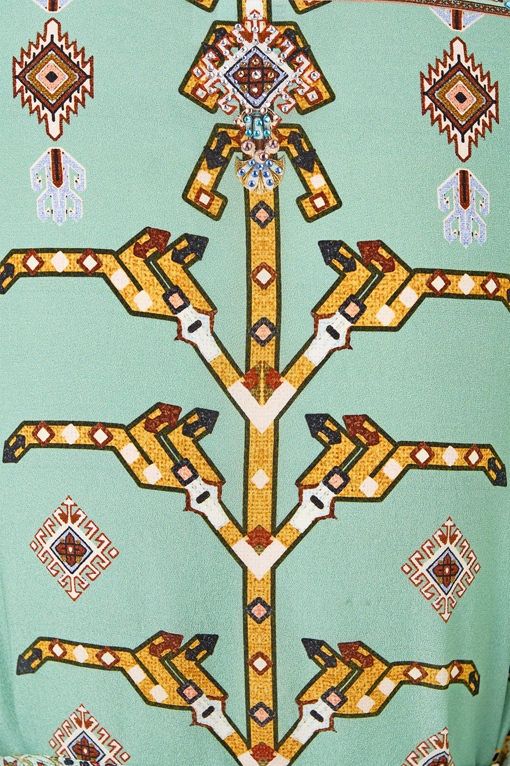 SCARF KAFTAN WITH TIE WAIST LEGEND HAS IT