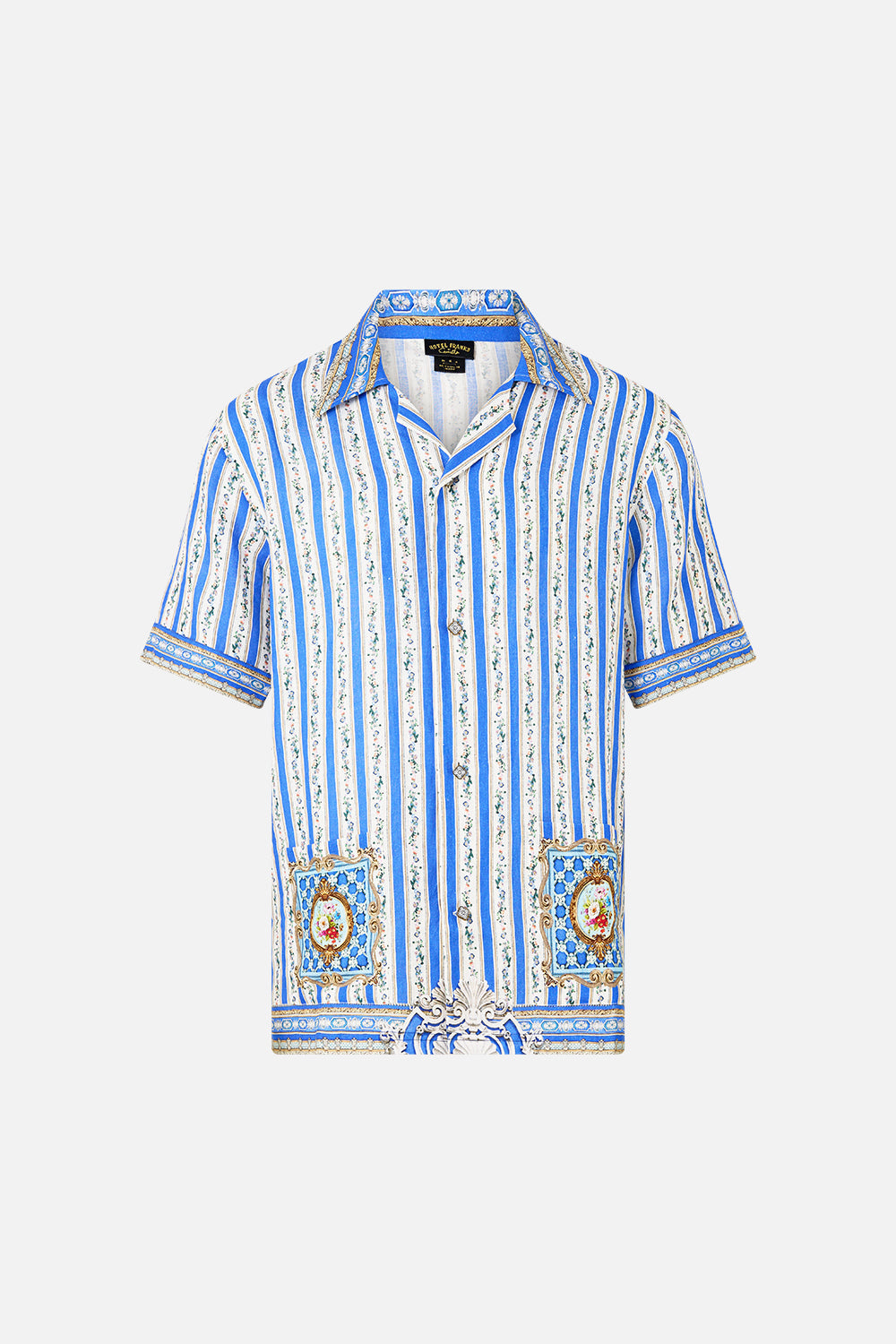 SHORT SLEEVE CABANA SHIRT OTTOMAN OPULENCE