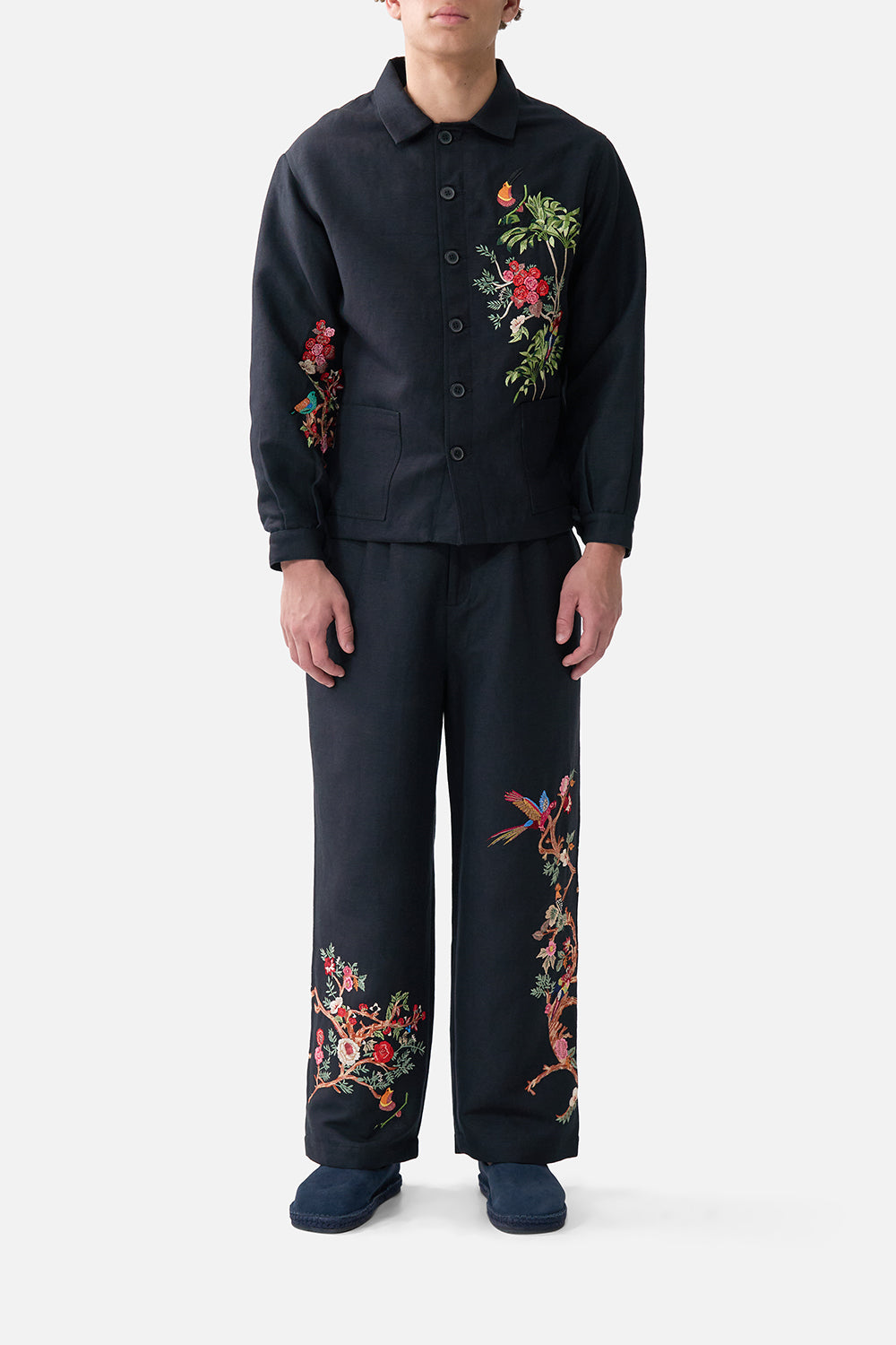 EMBROIDERED CHORE COAT SULTANS AND QUEENS