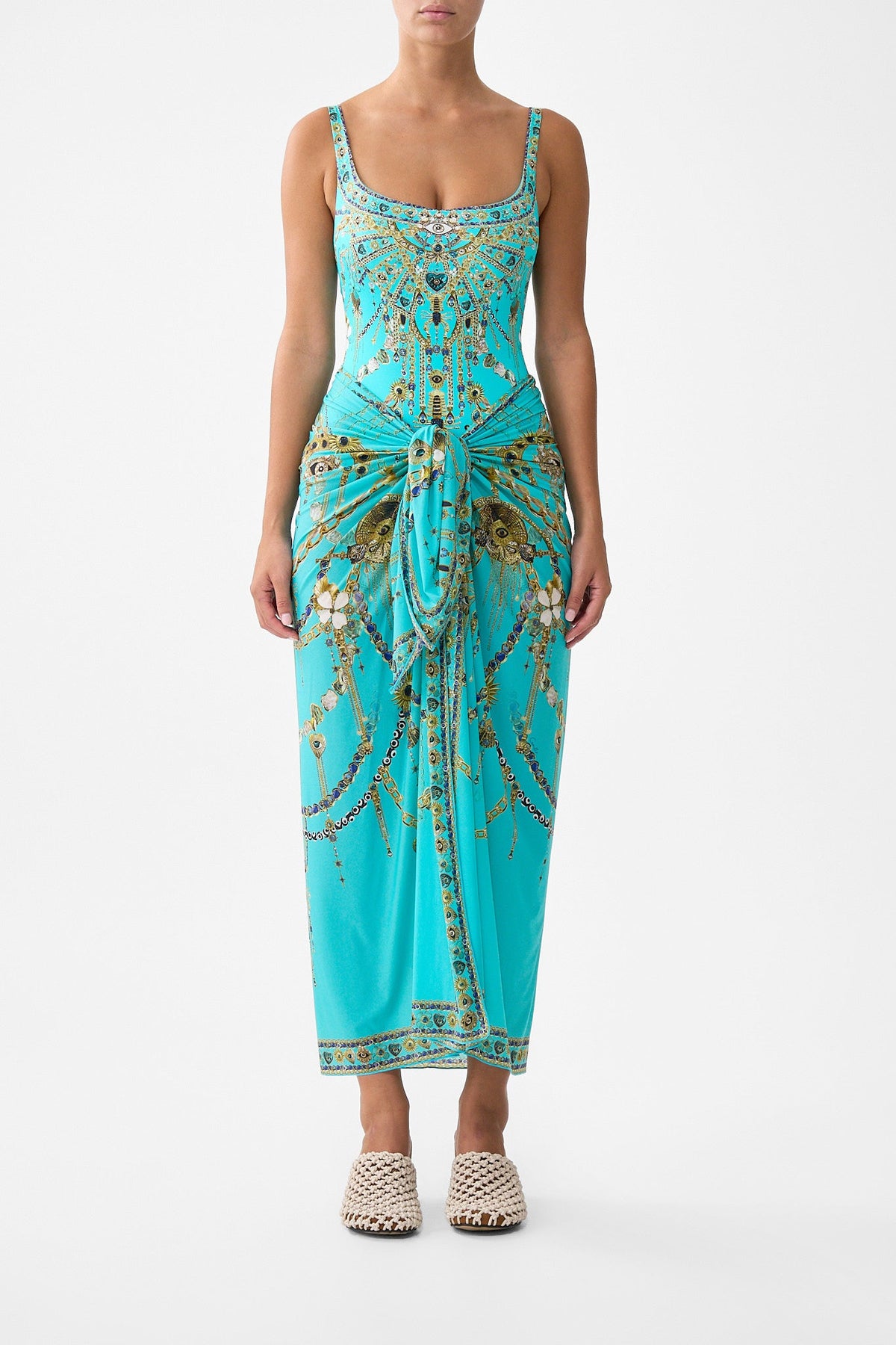 MULTI WEAR LONG SARONG TOTEMS AND TREASURES