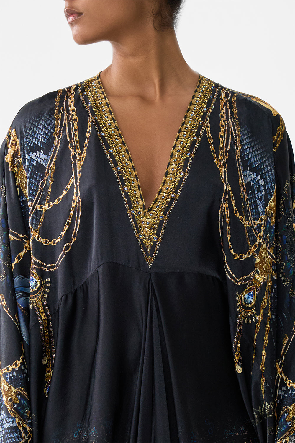 T SHAPE LONG KAFTAN SONG OF THE SOLSTICE