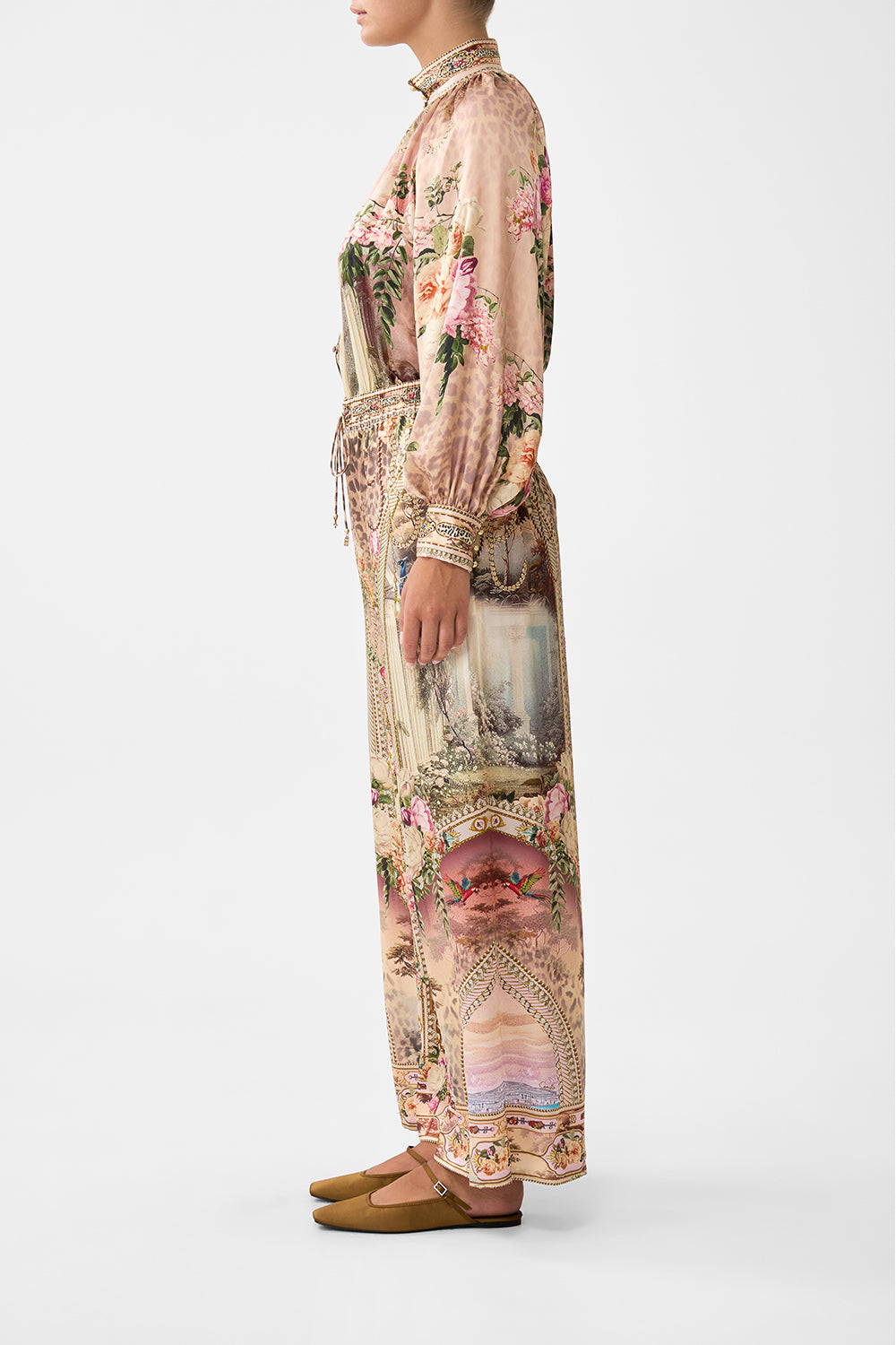 STRAIGHT LEG PANT WATERCOLOUR WONDERLAND