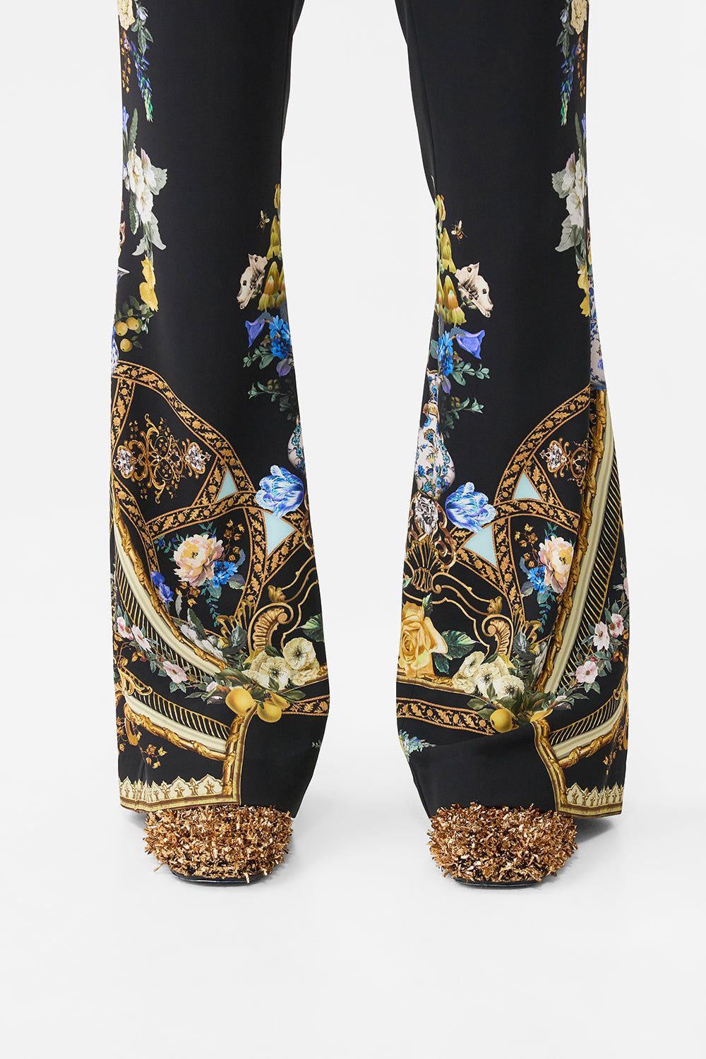 FLARE TROUSER WITH SEAM DETAIL OTTOMAN ELEGANCE