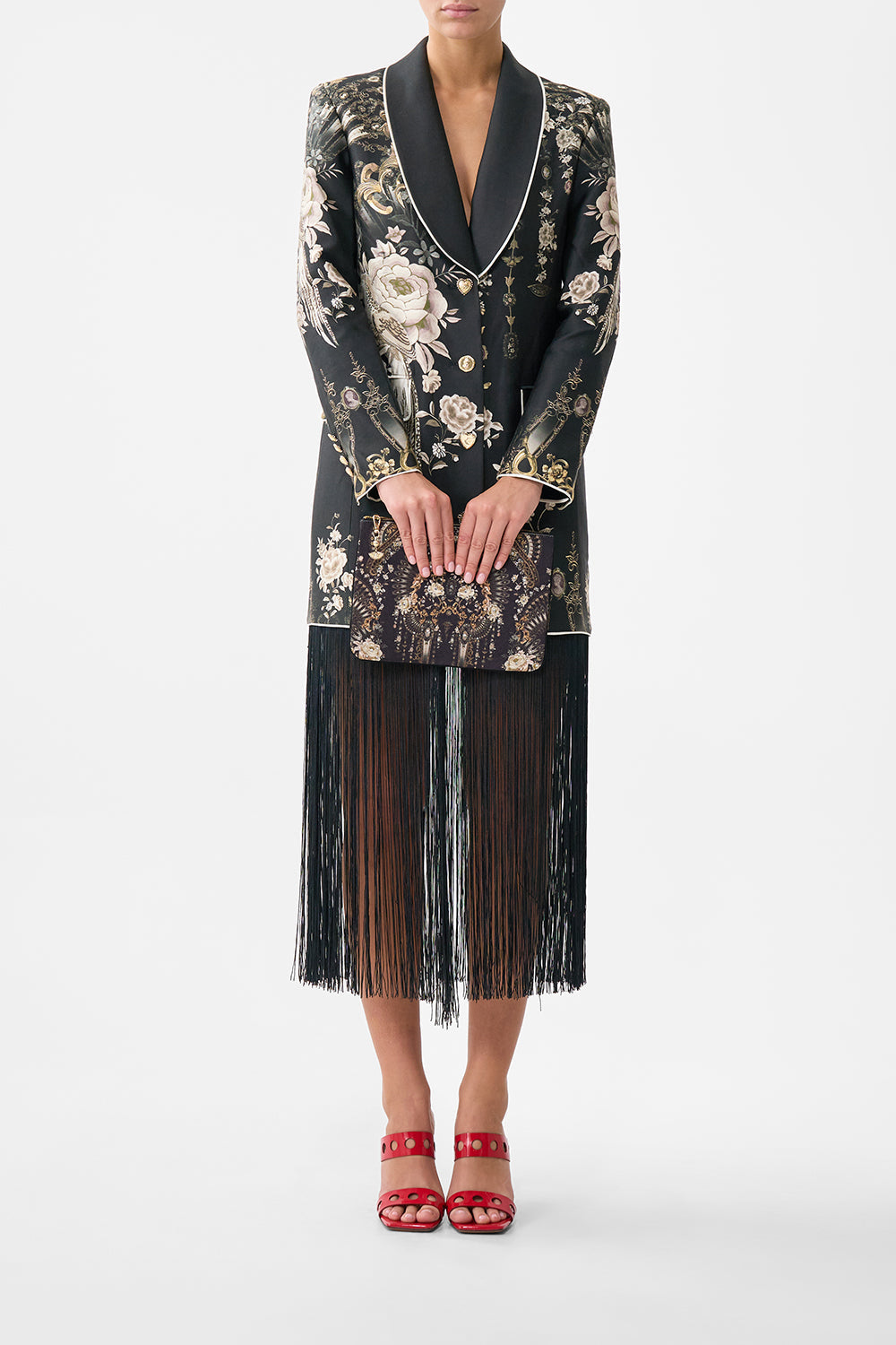 SMALL CANVAS CLUTCH FLAMENCO FOLKLORE