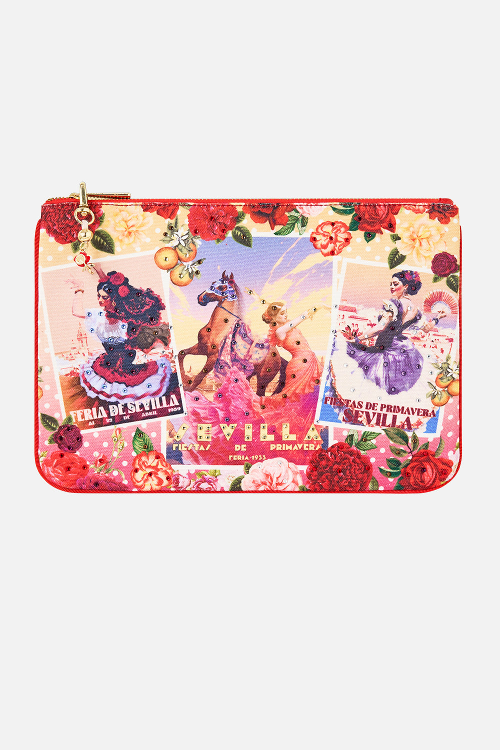 SMALL CANVAS CLUTCH OLÉ OLÉ