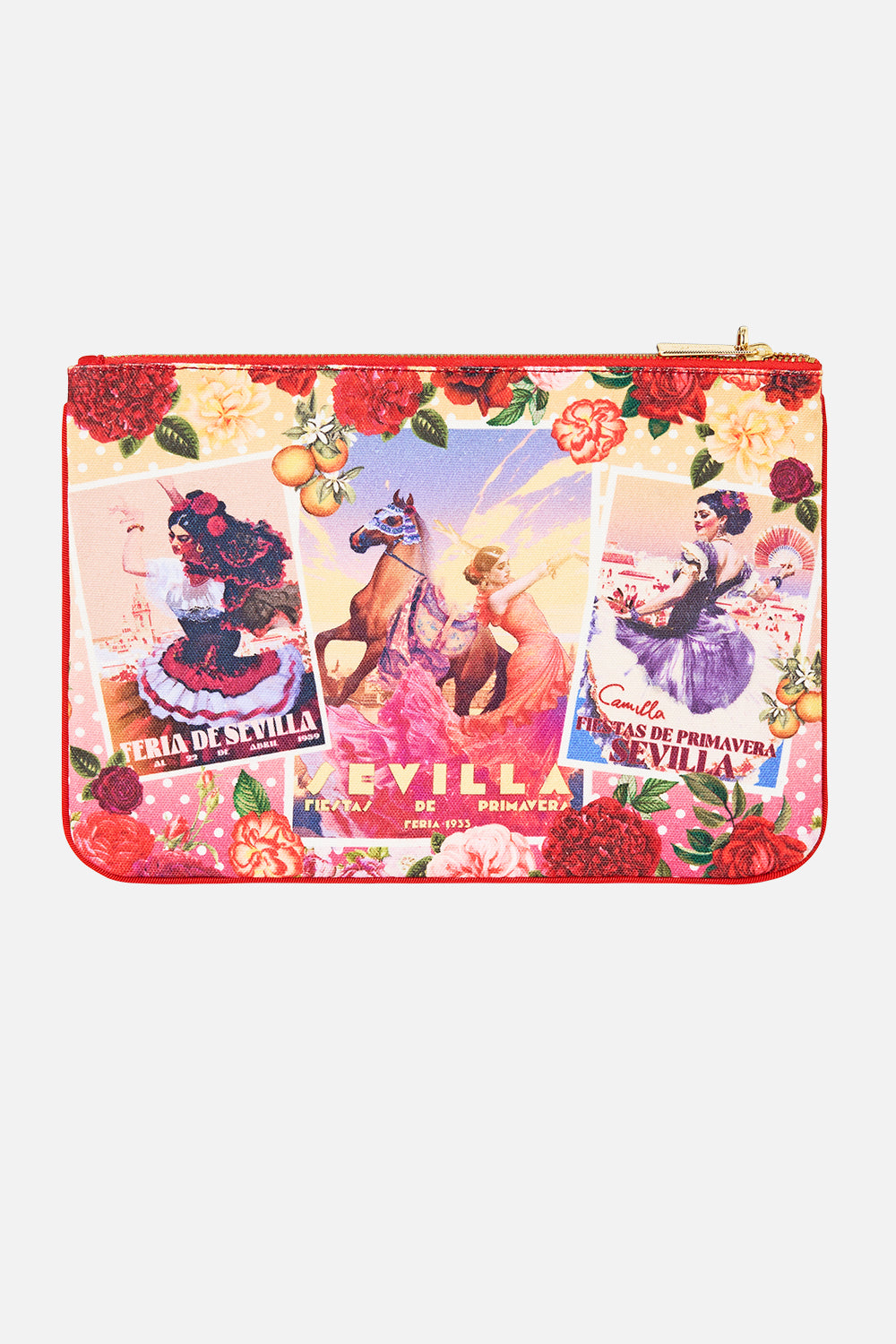 SMALL CANVAS CLUTCH OLÉ OLÉ