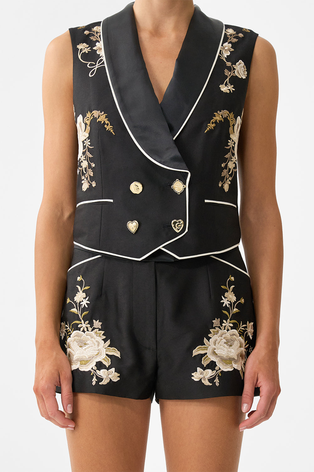 WAISTCOAT WITH BUTTON FRONT FLAMENCO FOLKLORE