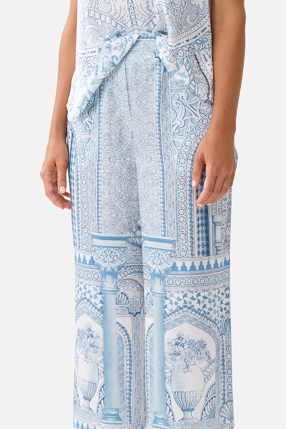 BUTTON FRONT LOUNGE PANT THE HUM OF THE ALHAMBRA