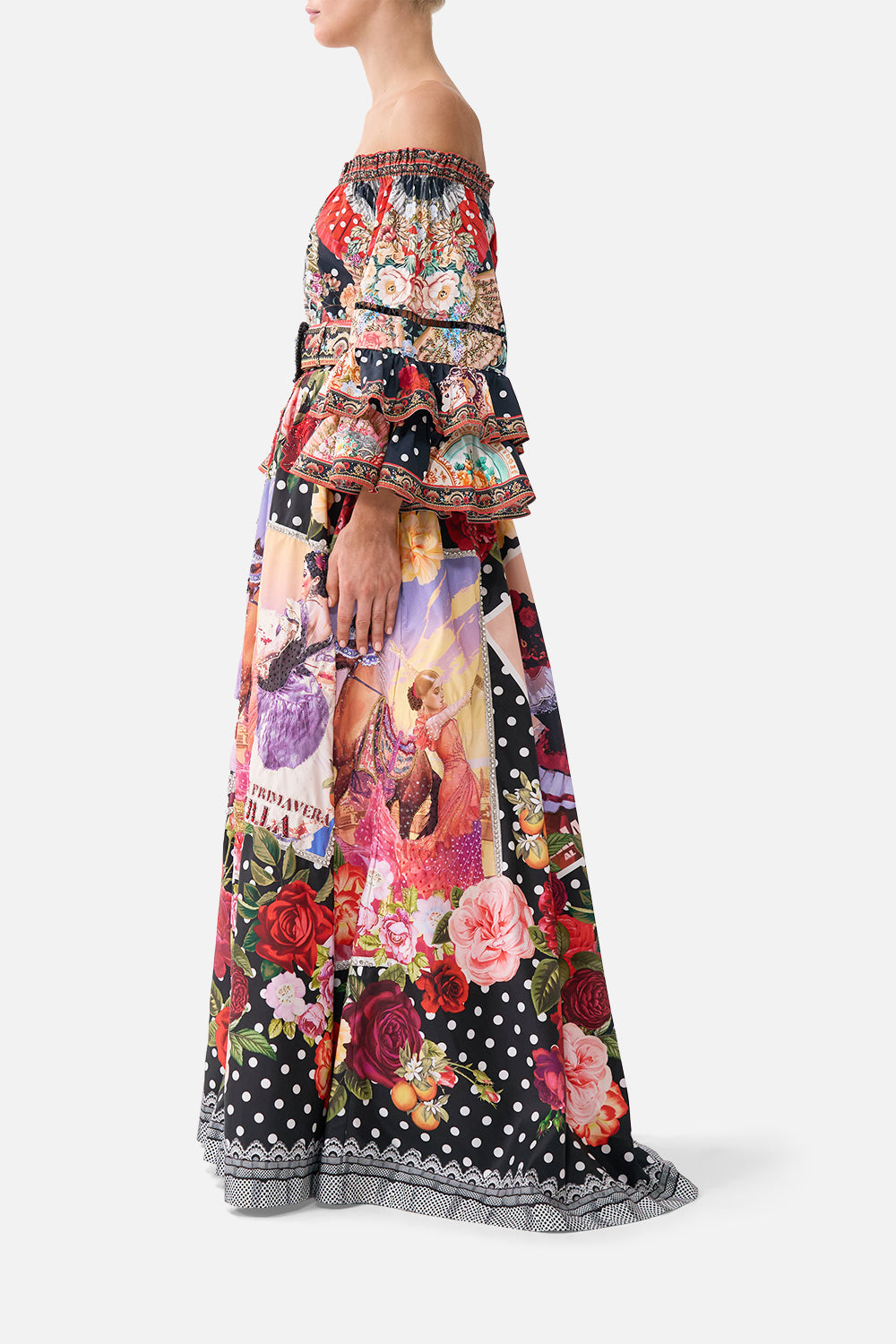 BELTED MAXI SKIRT DAUGHTERS OF DUENDE