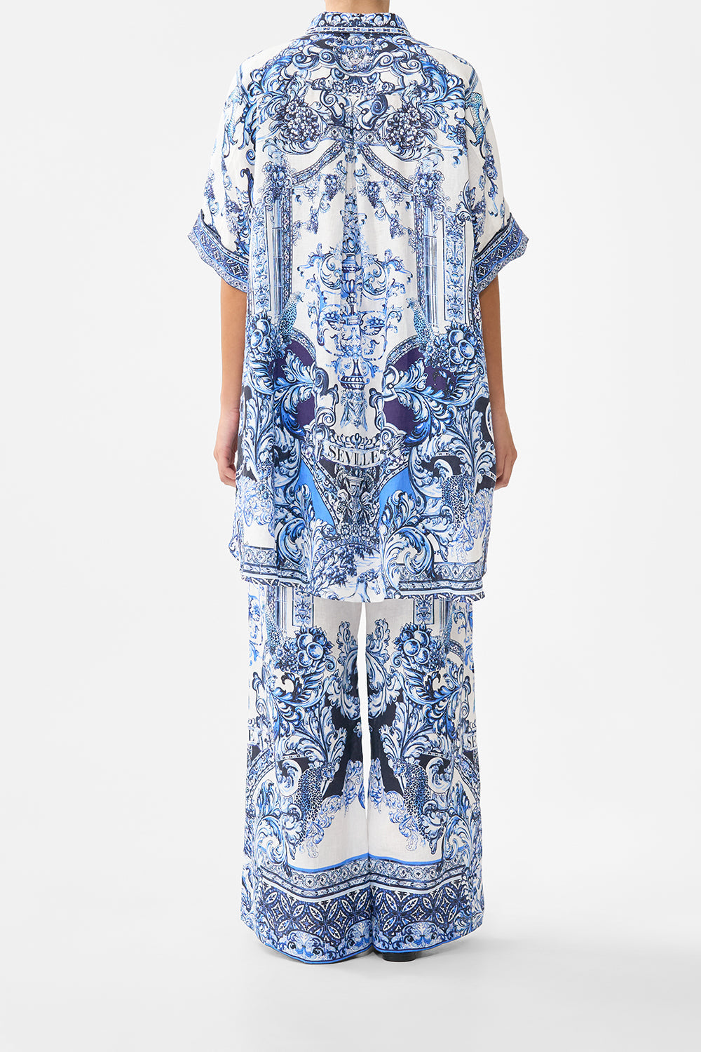 MINIMAL WIDE LEG PANT A TILED WONDERLAND