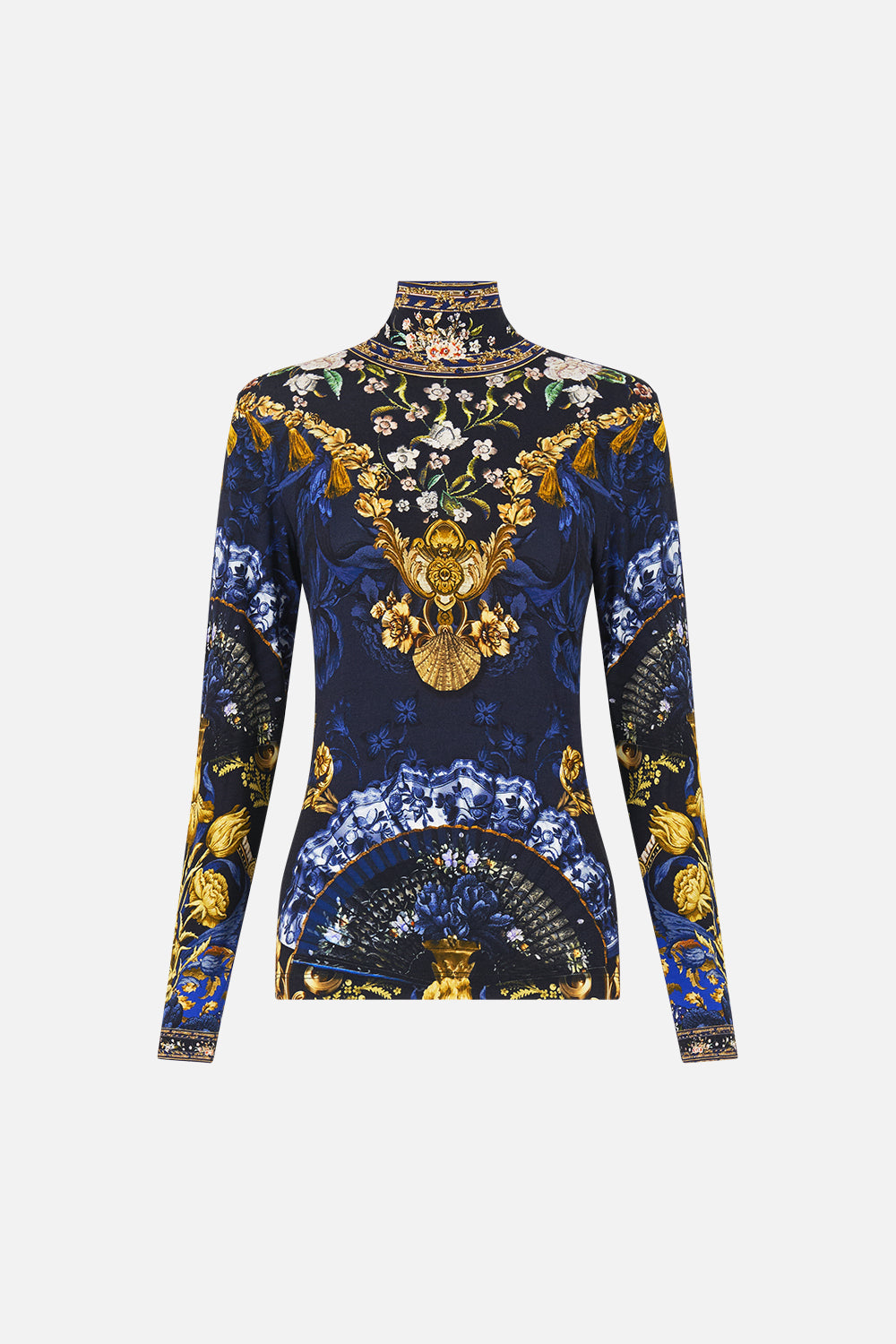 JERSEY TURTLENECK NOTES FROM THE BLUE ROOM