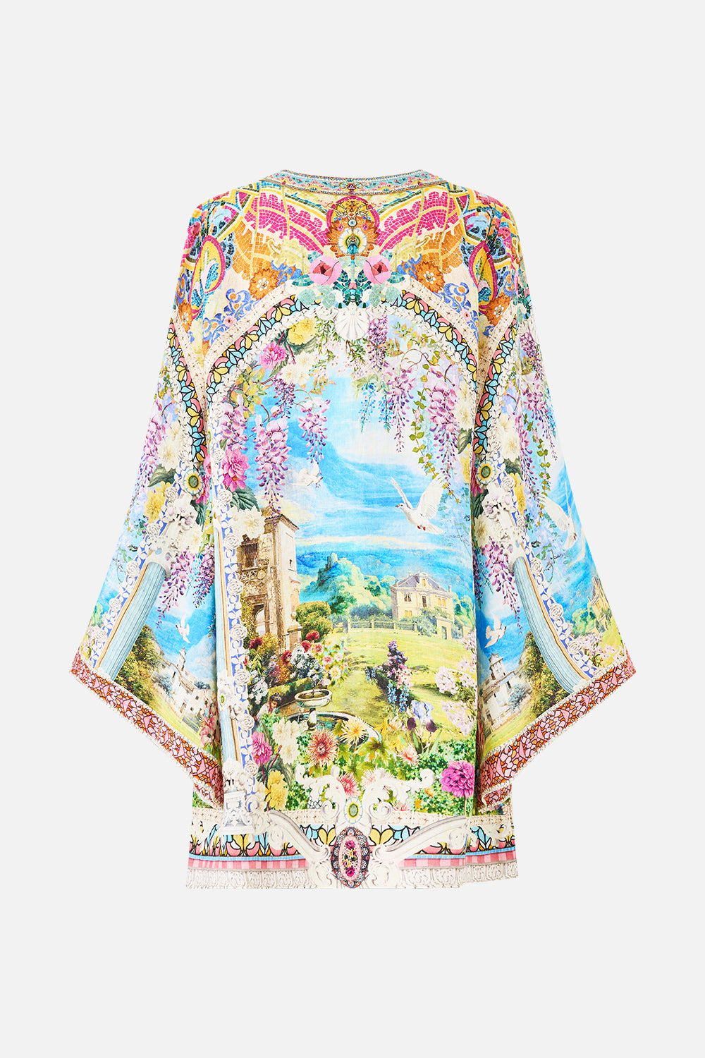 DEEP V NECK HARDWARE SHORT KAFTAN NAVÀS NOUVEAU