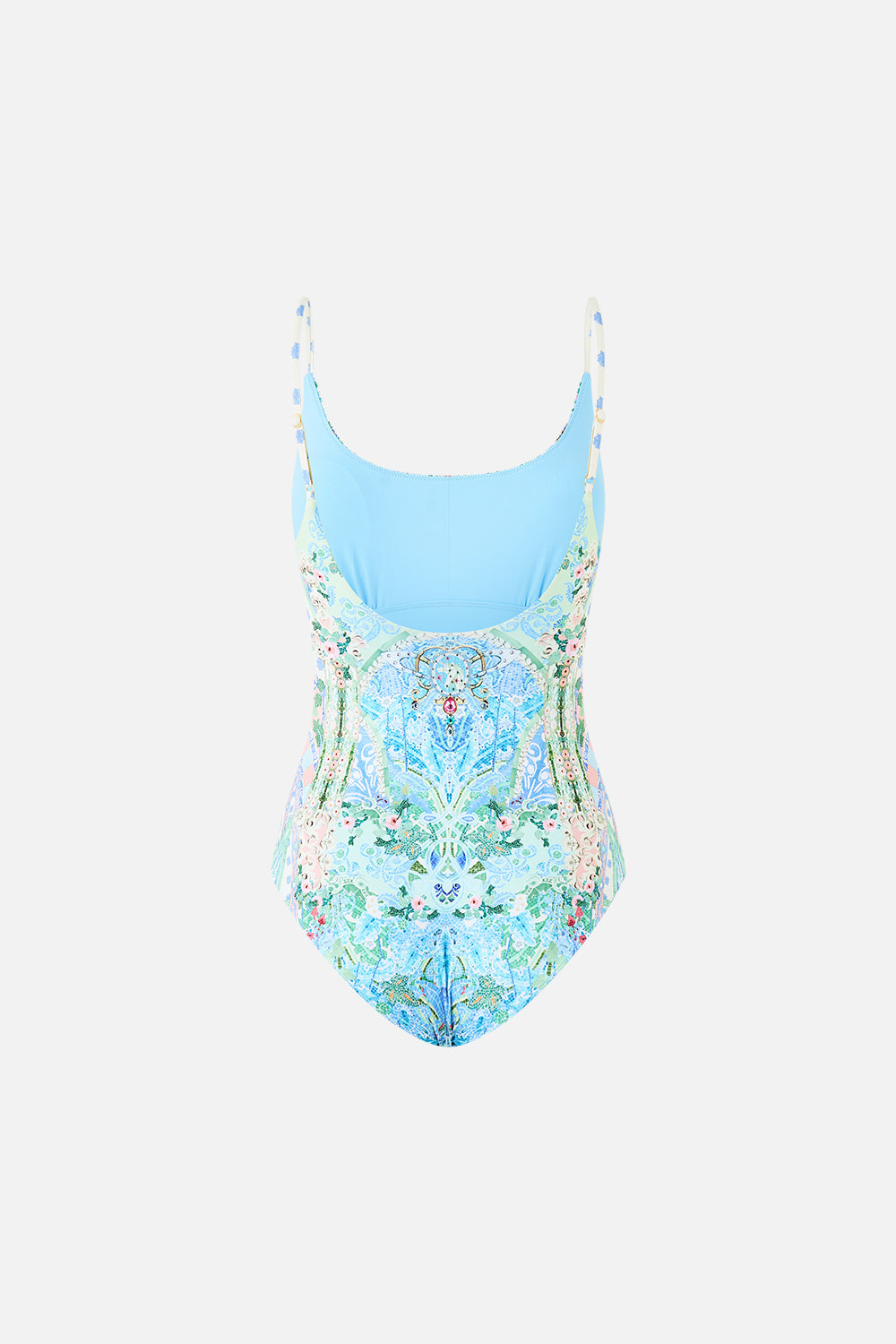 SCOOP NECK ONE PIECE WITH SCOOP BACK MIDSUMMER MOSAICS