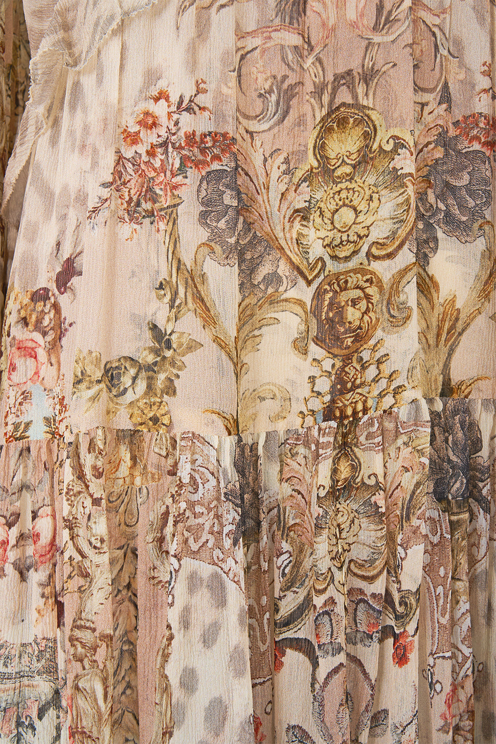 TIERED SWING MINI DRESS ARANJUEZ ANIMALIA