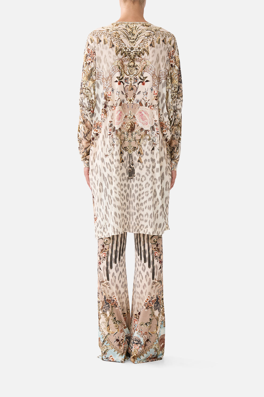 SIDE SPLIT JERSEY TEE ARANJUEZ ANIMALIA