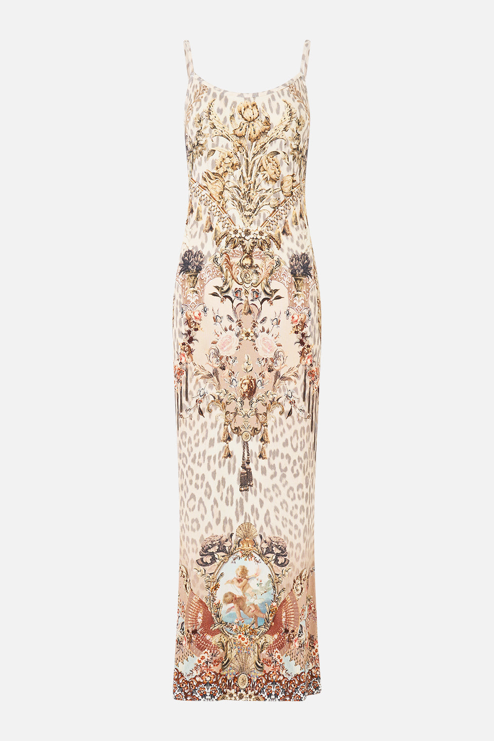 JERSEY STRAPPY DRESS ARANJUEZ ANIMALIA