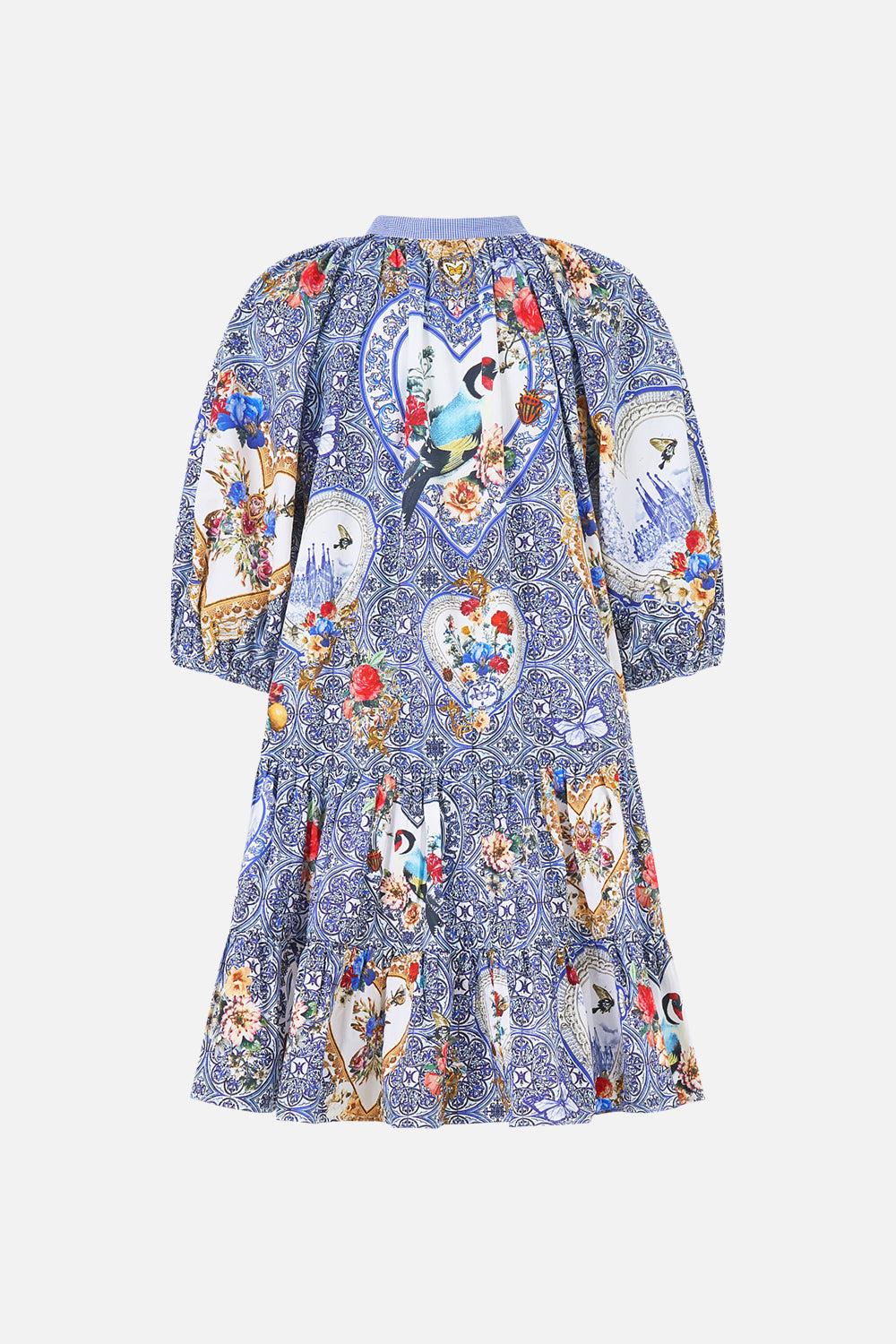 PUFF SLEEVE SHIRT DRESS THE POTTERY PARLOUR