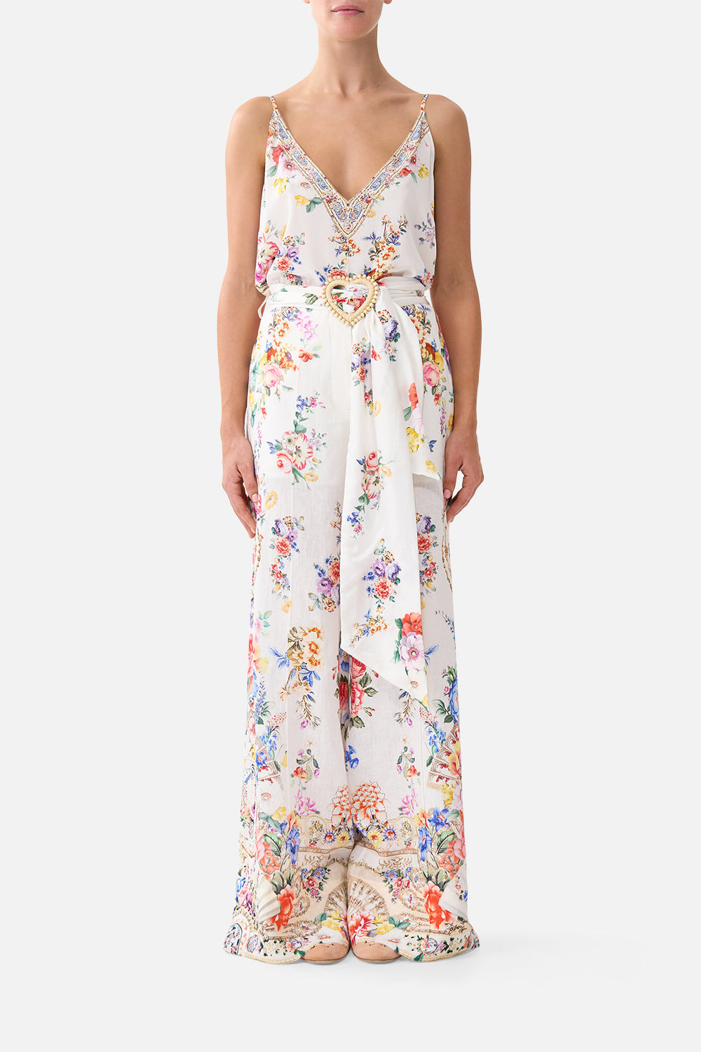 SCARF BELT WIDE LEG PANT I LEFT MY HEART IN GRANADA