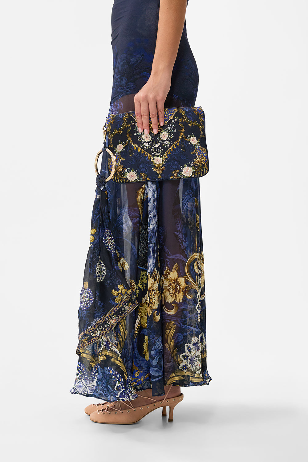 RING SCARF CLUTCH NOTES FROM THE BLUE ROOM