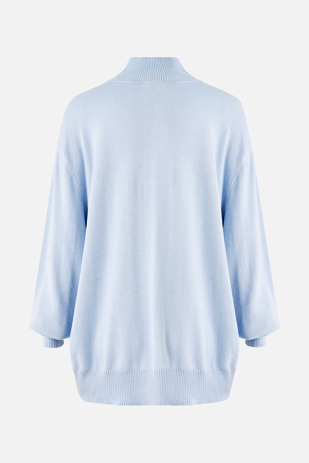 SILK FRONT TURTLE NECK KNIT THE HUM OF THE ALHAMBRA