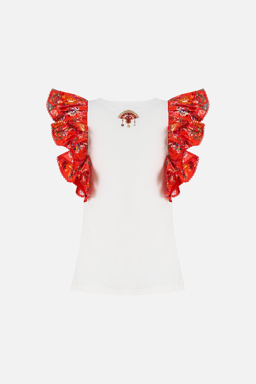 DOUBLE FRILL SLEEVE TEE OLÉ OLÉ