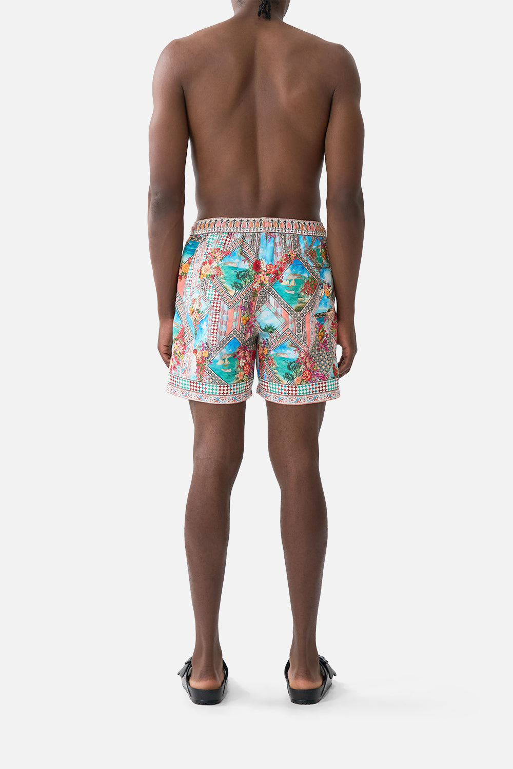 MID LENGTH BOARDSHORT WITH ELASTIC WAIST MEET ME IN MALLORCA