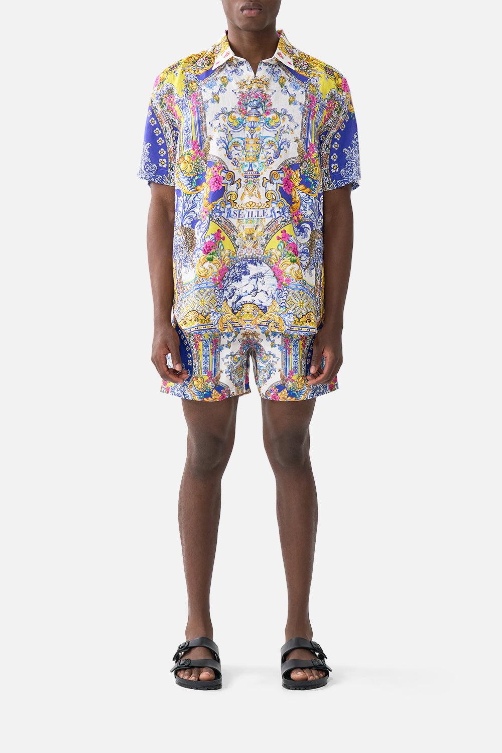 SHORT SLEEVE OVERSIZED SHIRT ESPAÑA NIRVANA