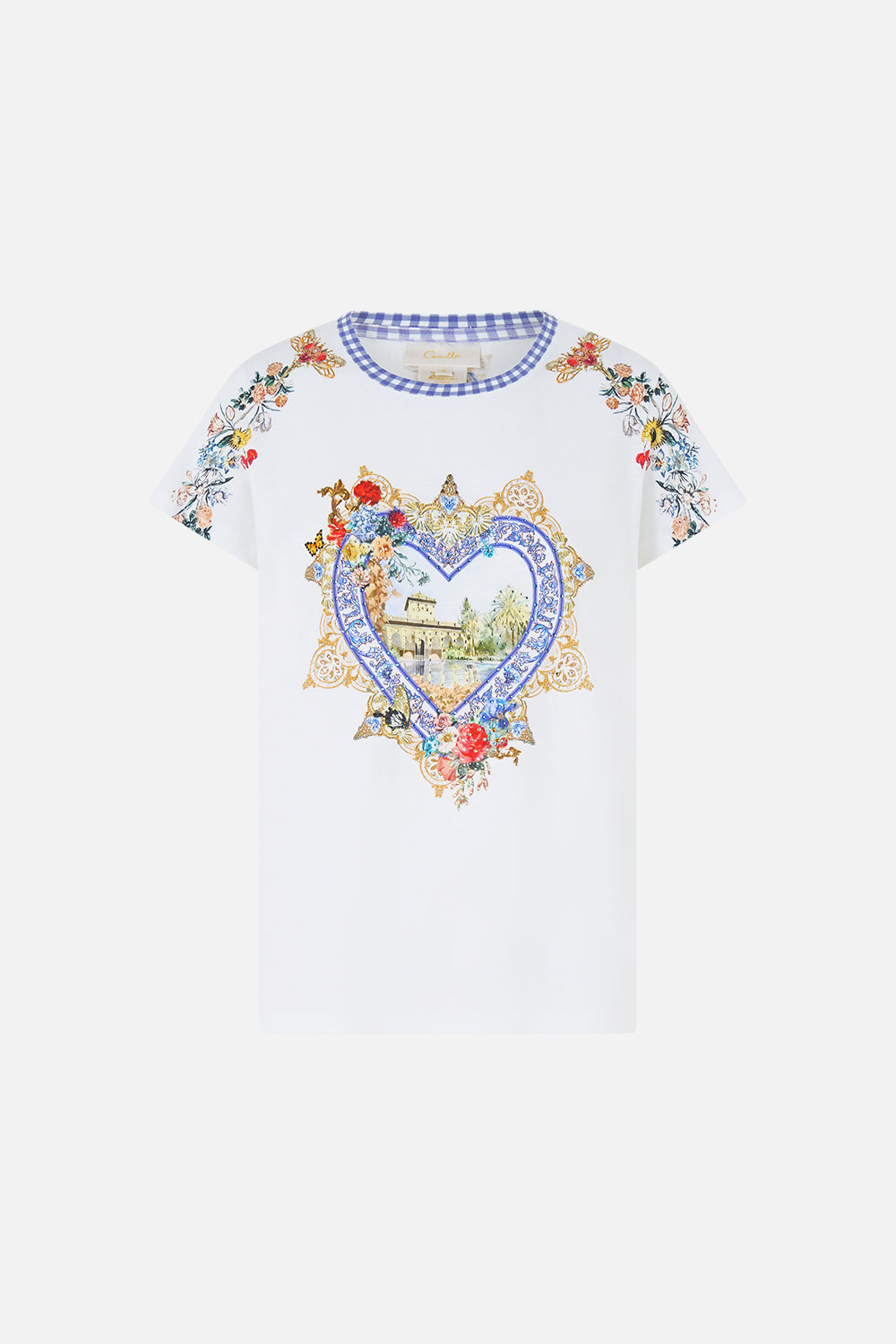 SLIM FIT ROUND NECK T-SHIRT THE POTTERY PARLOUR