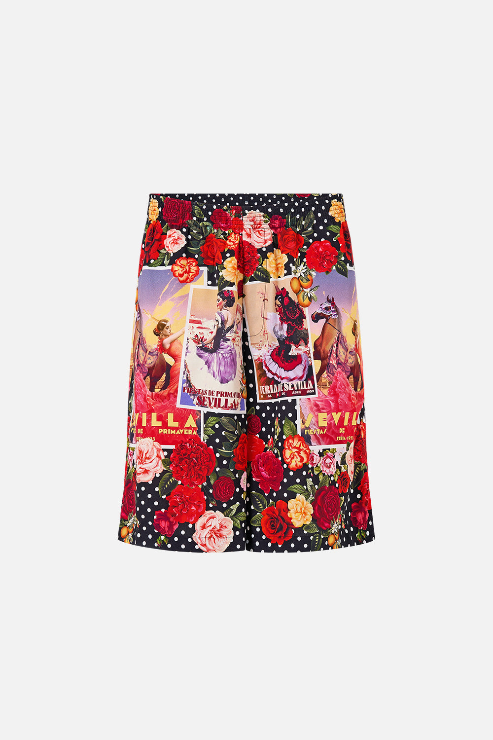 BAGGY LONG WALK SHORT WITH ELASTIC WAIST DAUGHTERS OF DUENDE