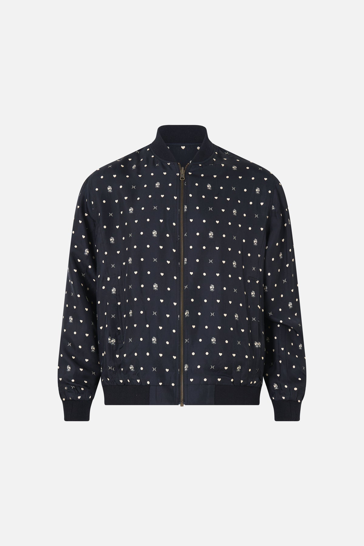 REVERSIBLE ZIP THROUGH BOMBER JACKET FLAMENCO FOLKLORE