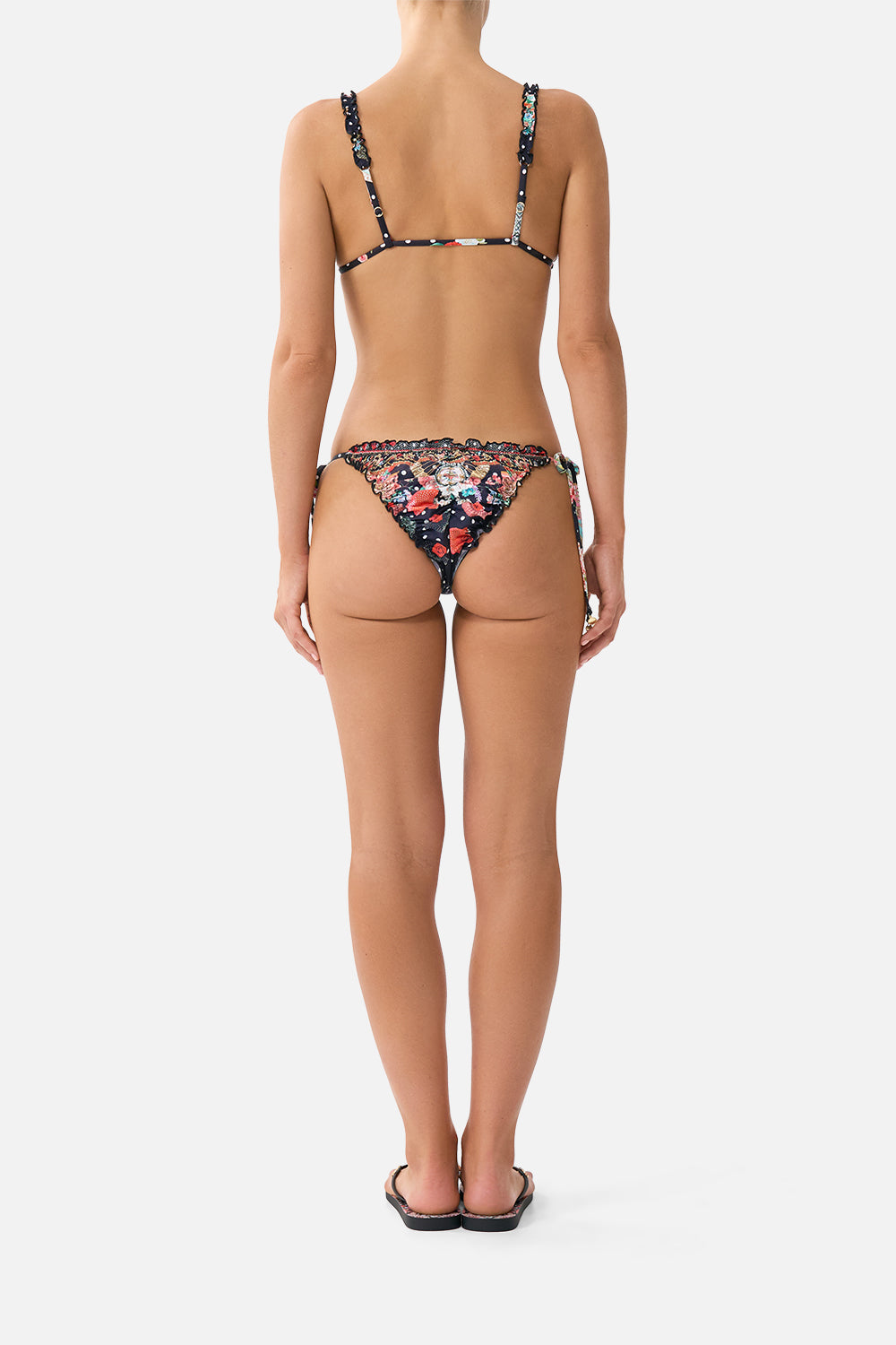 SKIMPY BIKINI BOTTOM WITH RUCHED EDGES DAUGHTERS OF DUENDE