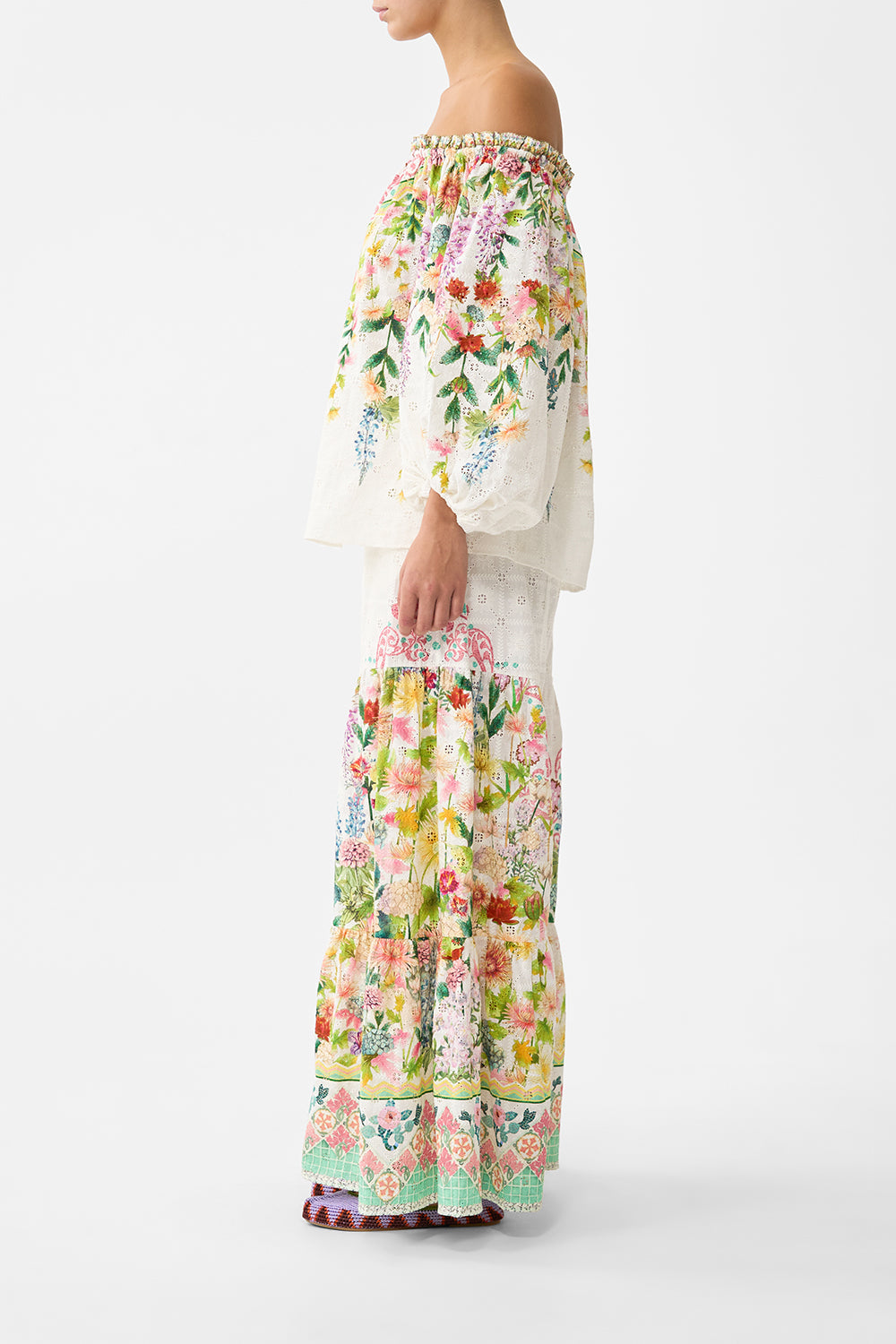 TROUSER WITH TIERED PANELS THE CALL OF CATALONIA