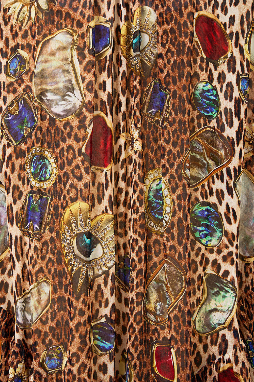 RUFFLE HIGH LOW DRESS WITH LONG SLEEVE NAZAR NIRVANA