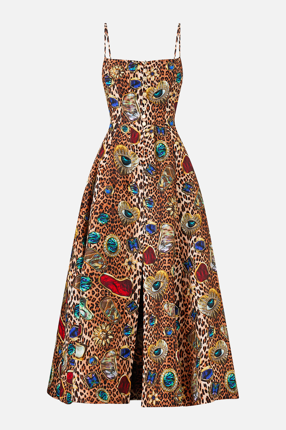 CORSET DRESS WITH LONG FLARED SKIRT NAZAR NIRVANA