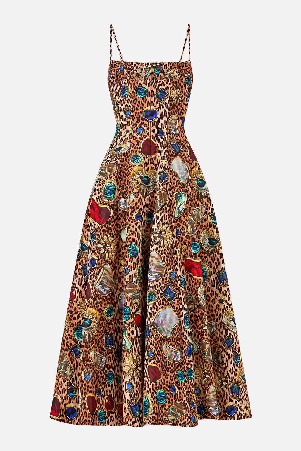 CORSET DRESS WITH LONG FLARED SKIRT NAZAR NIRVANA