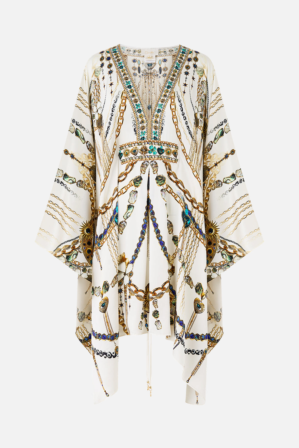 SHORT KAFTAN WITH WAIST TAB CHAIN GANG