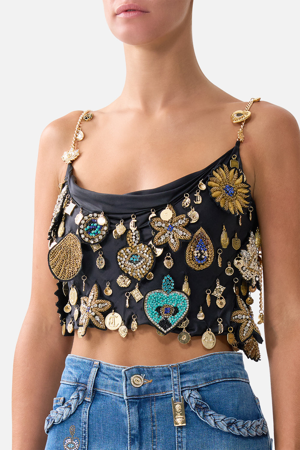 BIAS CROP CAMI AMULETS AND ALCHEMY