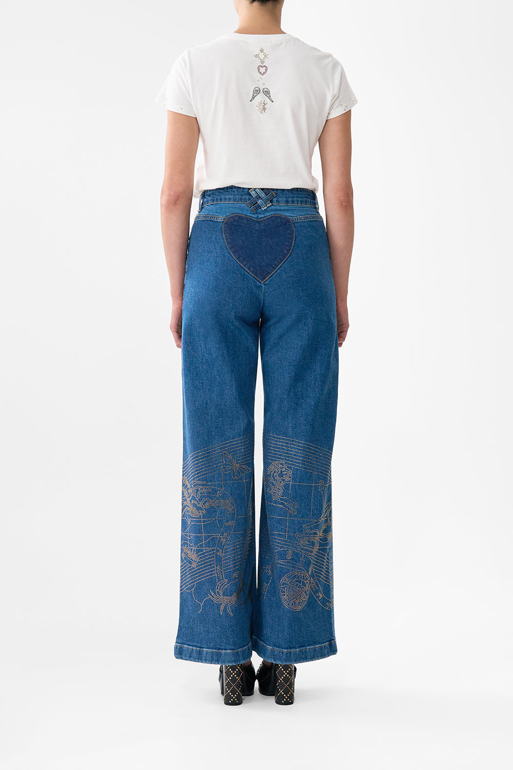 JENNA ZODIAC ZONE HIGH WAISTED FLARE DENIM
