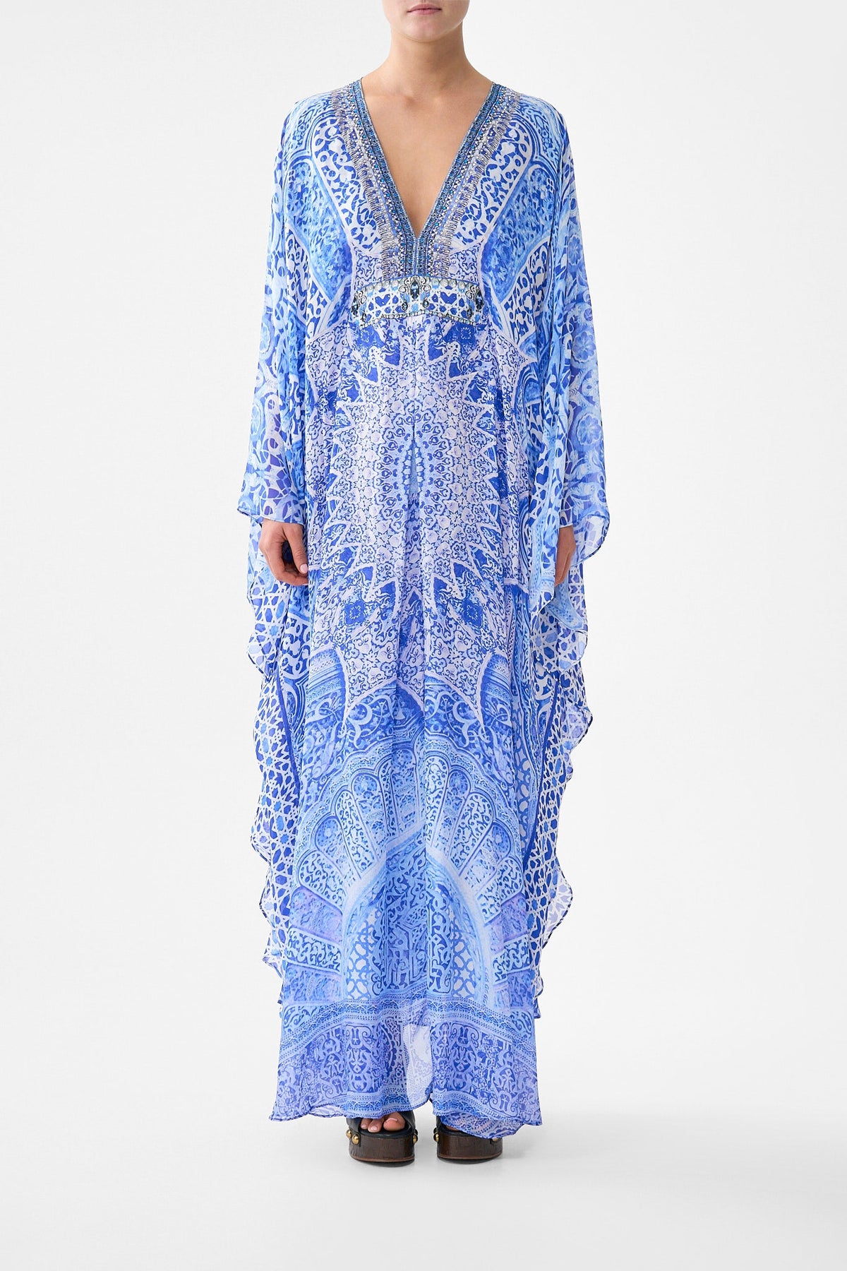 LONG KAFTAN WITH WAIST DETAIL THE BOSPHOROUS