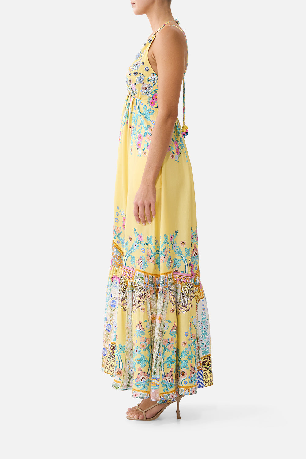 TIERED DRESS WITH HARDWARE BARCELONA BEBÉ