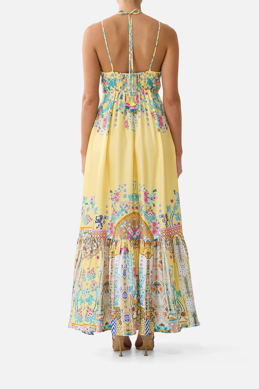 TIERED DRESS WITH HARDWARE BARCELONA BEBÉ