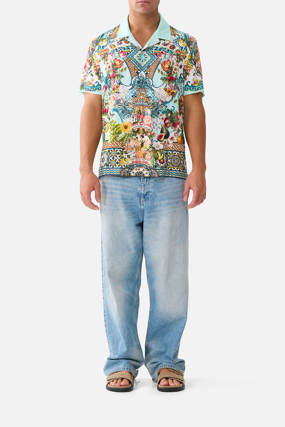 SHORT SLEEVE CAMP COLLARED SHIRT MAGIC OF THE MERCADO