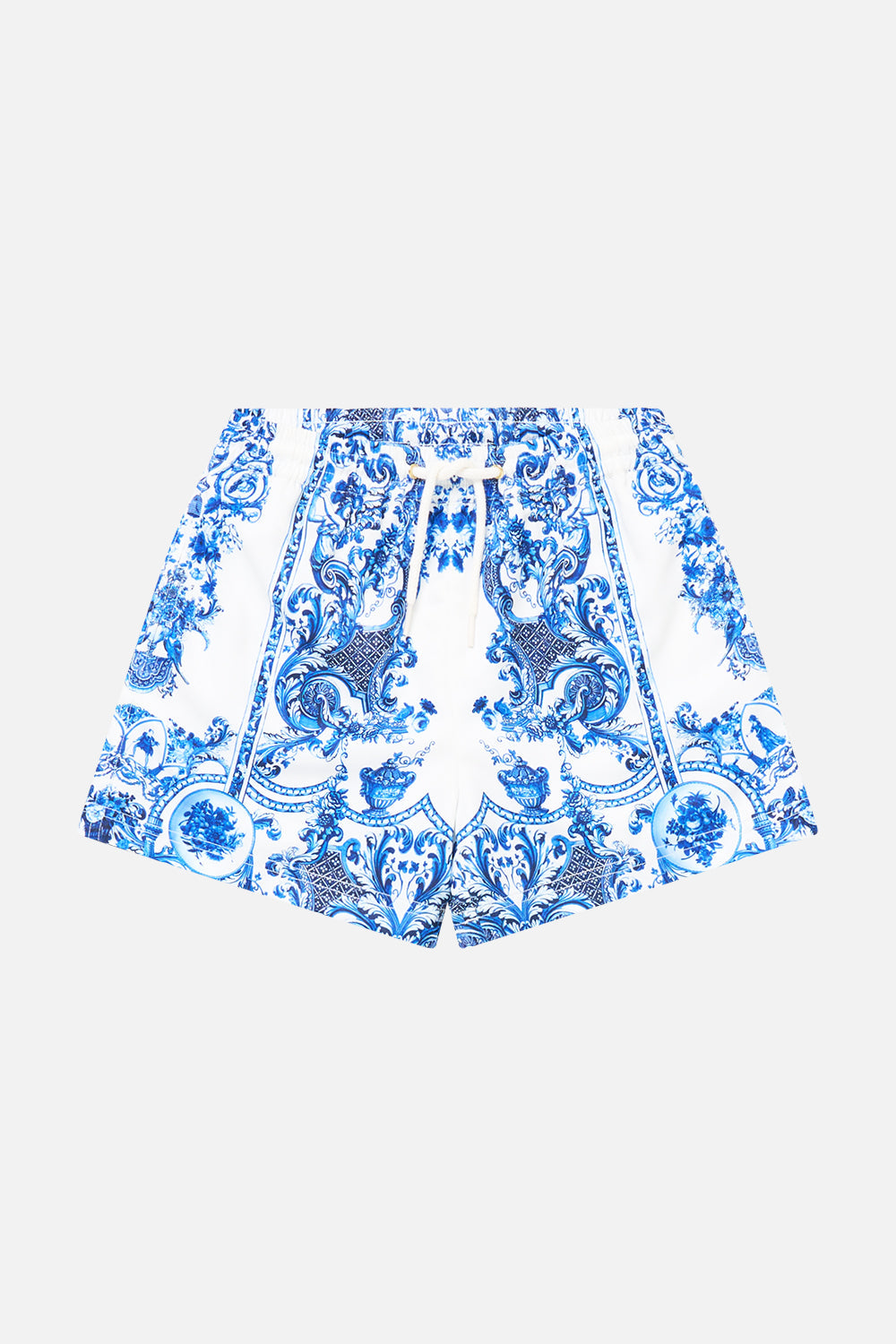 BOYS MID LENGTH BOARDSHORT W ELASTIC WAIST CERAMIC PANORAMIC