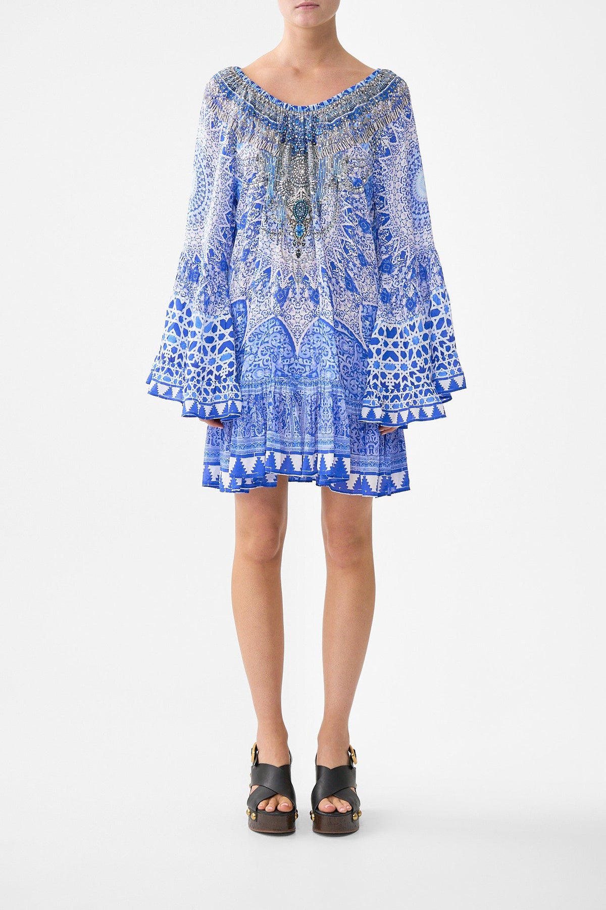 A-LINE FRILL DRESS THE BOSPHOROUS