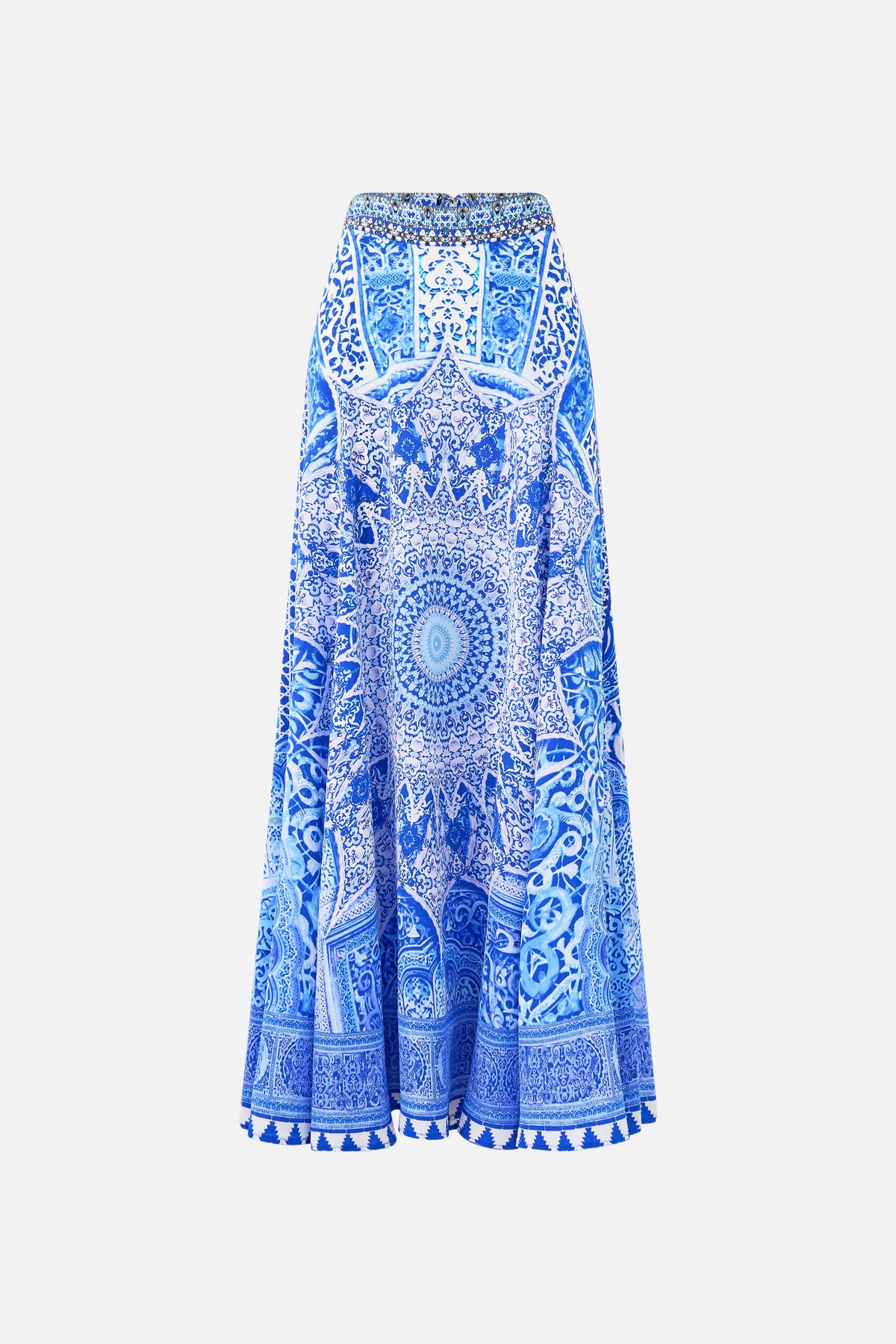 PANELLED FLARED LONG SKIRT THE BOSPHOROUS