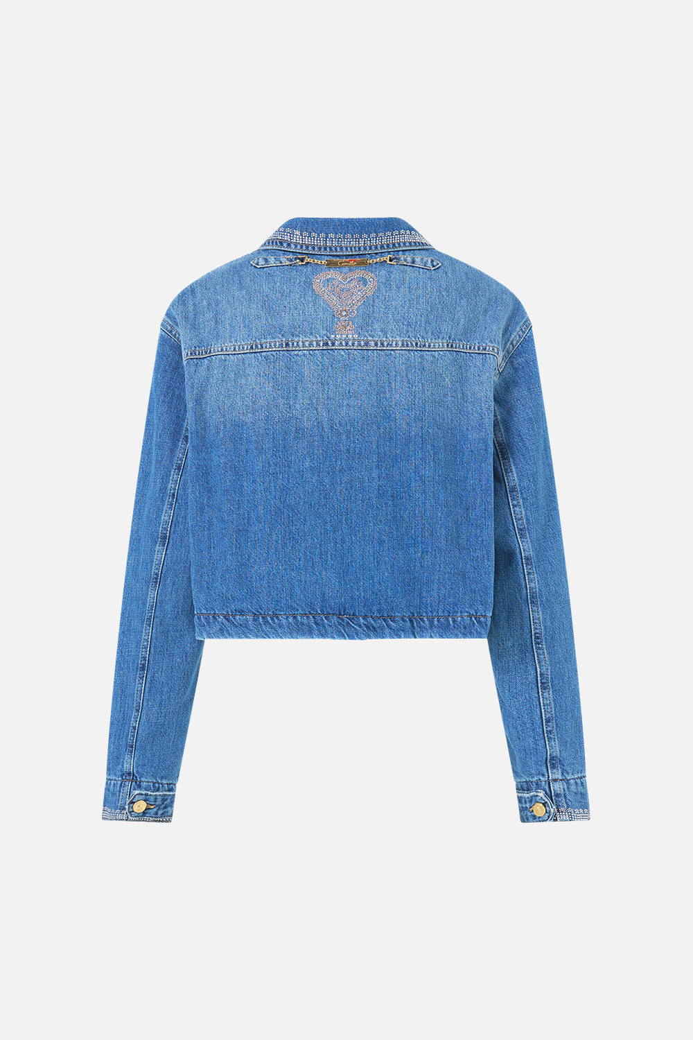 MILLA HUM OF ALHAMBRA CROPPED JACKET DENIM