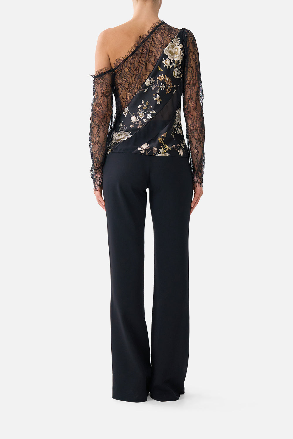 FLARE TROUSER WITH SEAM DETAIL FLAMENCO FOLKLORE
