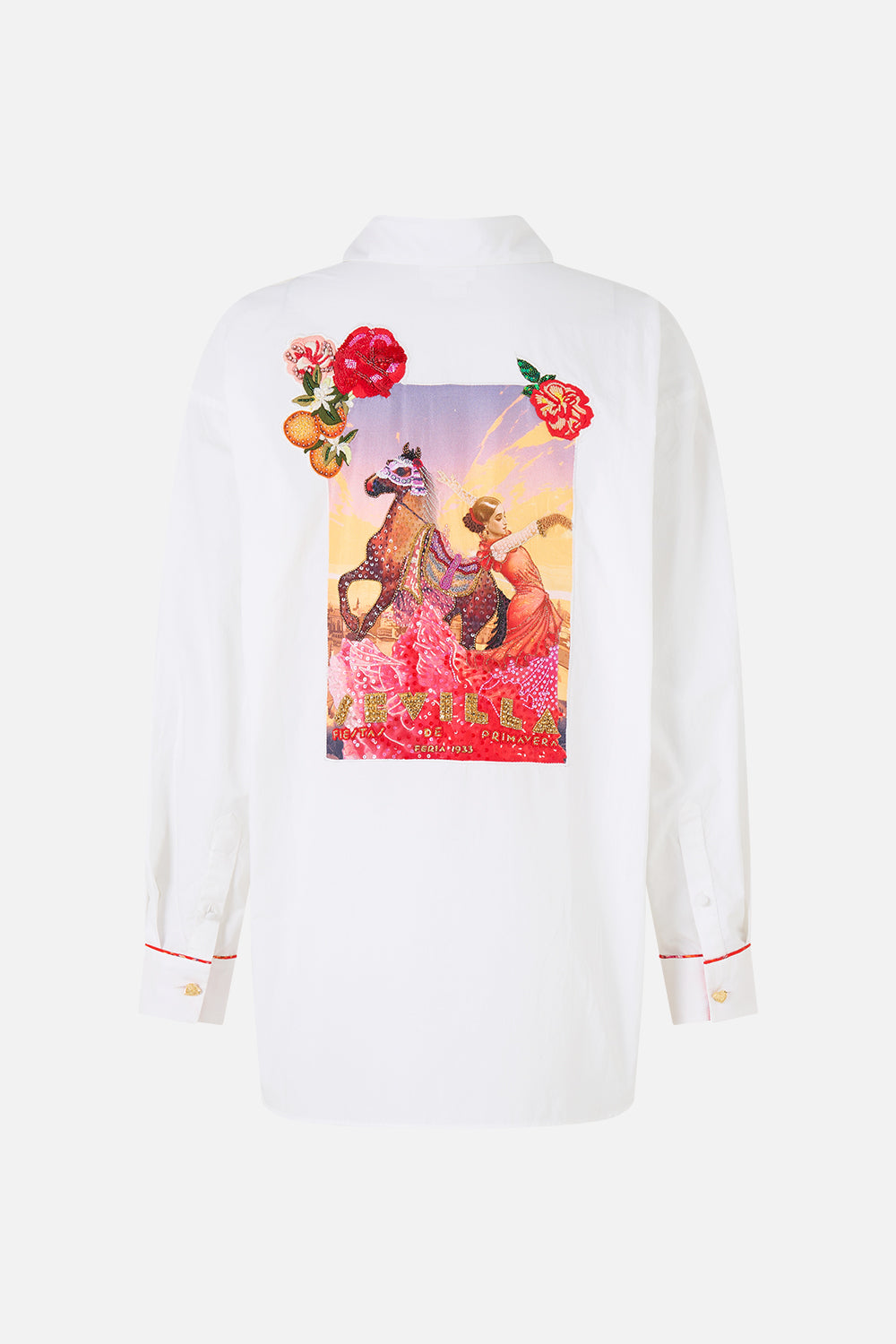 LONG SLEEVE OVERSIZED SHIRT WITH POCKET DAUGHTERS OF DUENDE