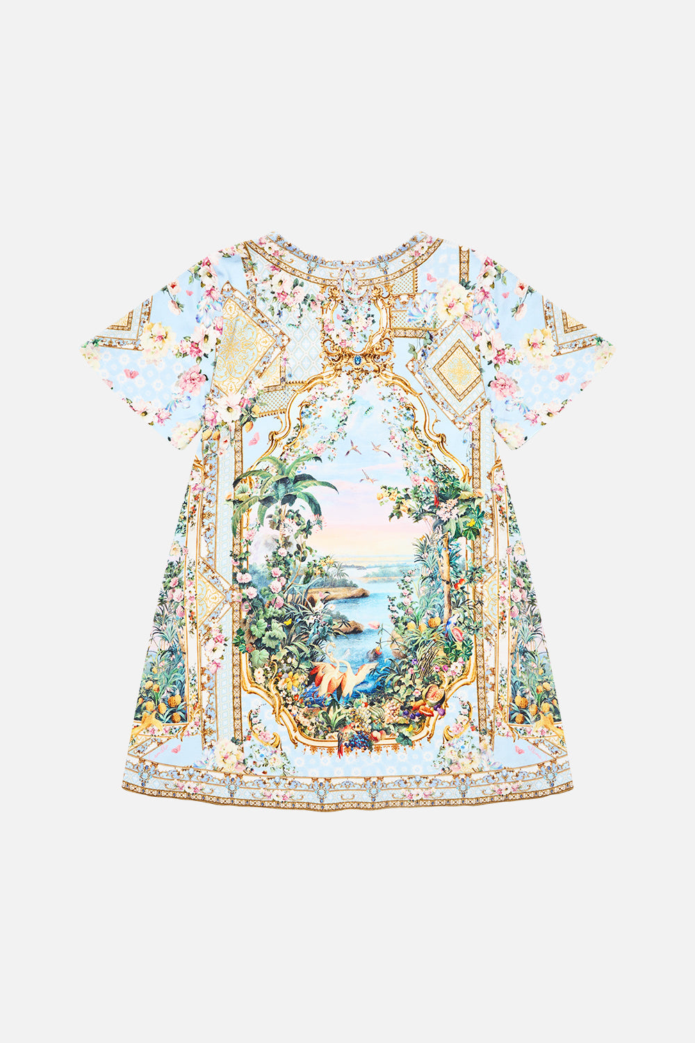 KIDS MINI TEE DRESS WITH FLARE HEM SISI SOCIETY